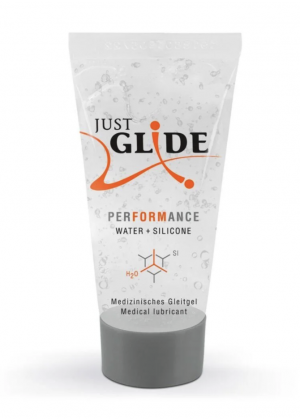 Водно-силиконовая смазка Just Glide Performance 20 мл.